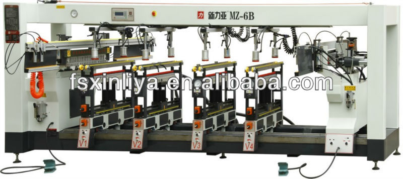 Wood hortising machine (six row) for kitchen cabinet design