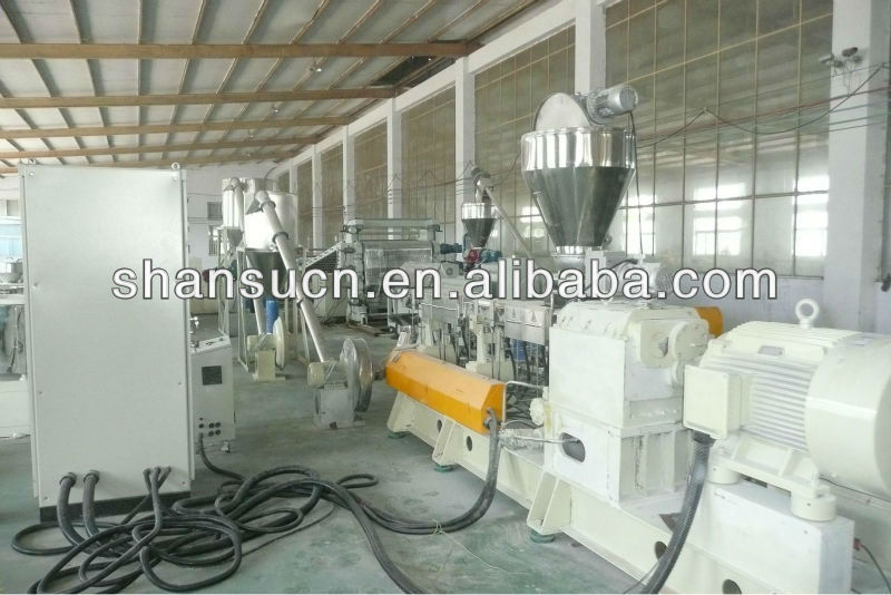 Wood Plastic Granulation Production Line/Granulator/Granulating