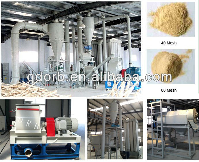 wood powder making machine saw dust