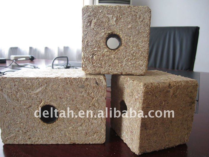 wood sawdust pallet block machine