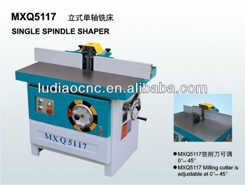 wood shaper spindle moulder/wood profile machine with 45