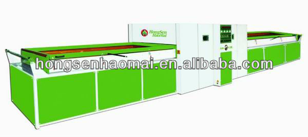 Wood veneer Vacuum Membrane Press Machine for PVC door