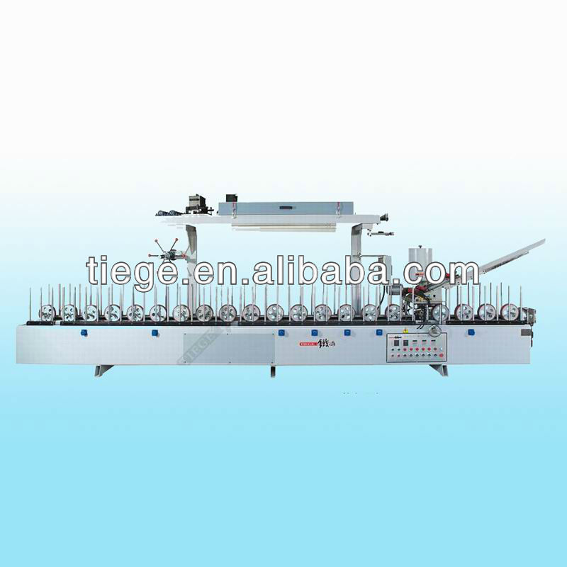 wood working PVC prodile wrapping machine