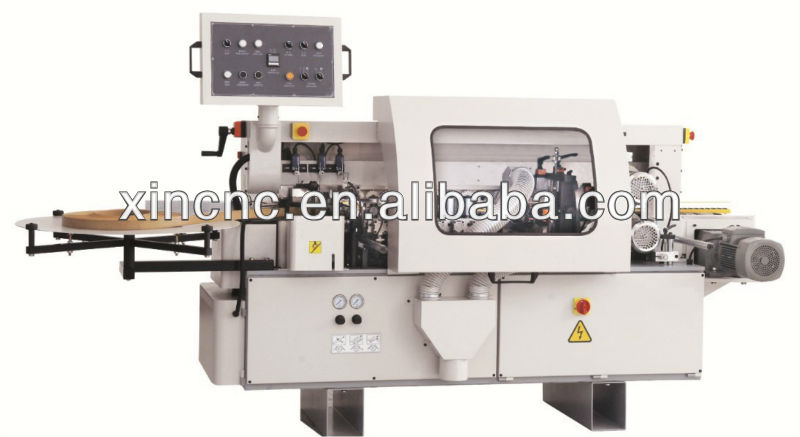 Woodworking edge banding machine HX-FB60E with fine trimming & buffing function