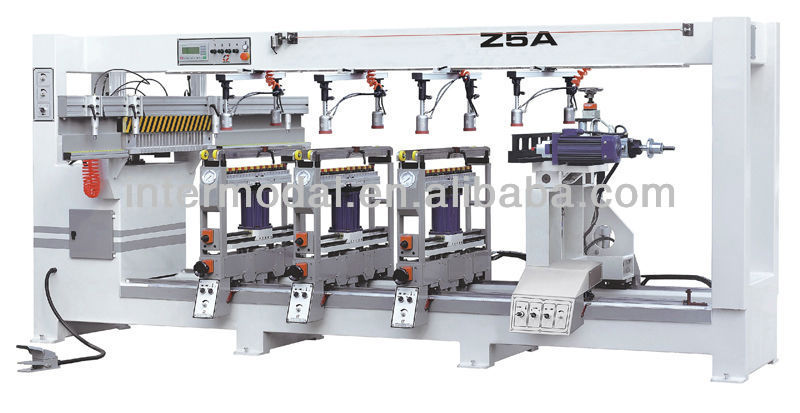 Woodworking Five rows Boring Machine