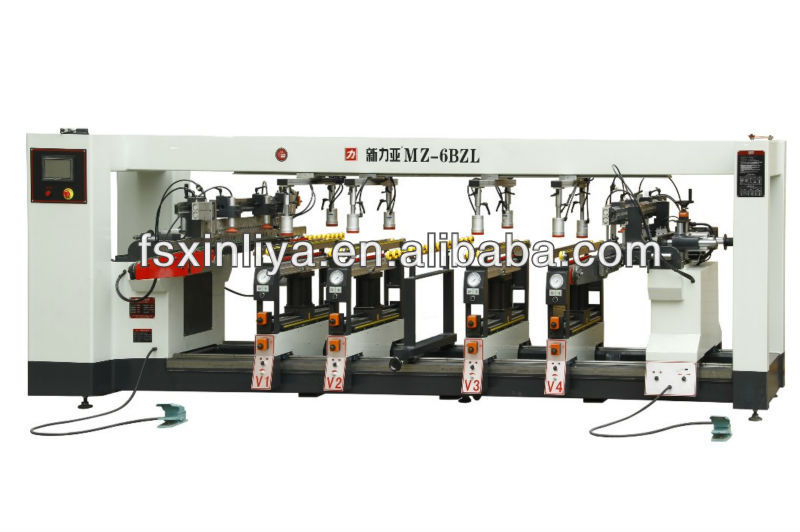 Woodworking Full-automatic Six-row Drill machinery