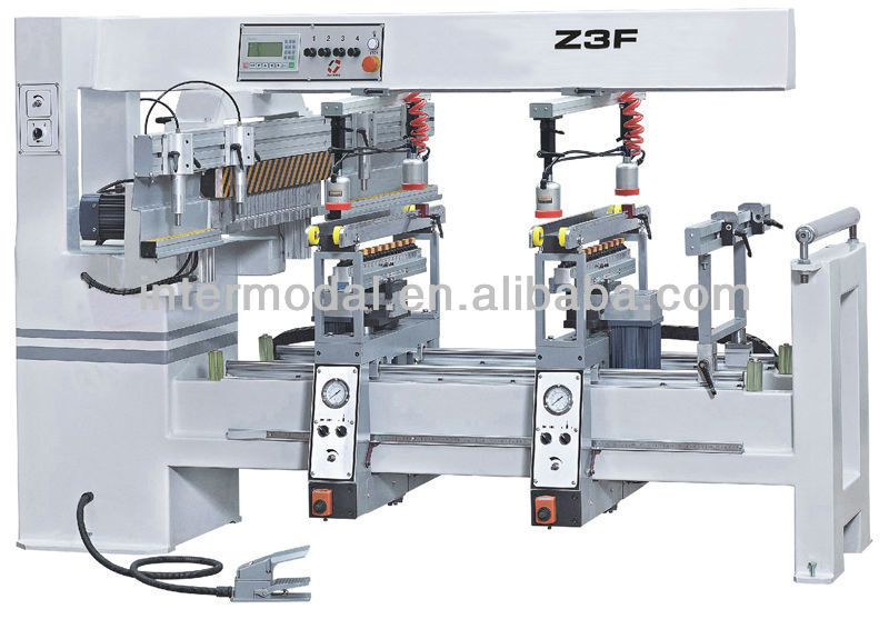 Woodworking Three lines Boring Machine