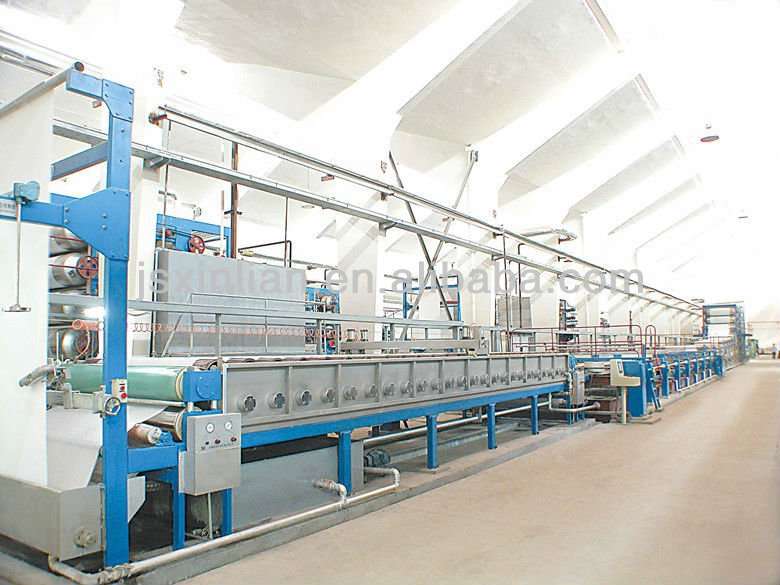 woven fabric roller and chain mercerizing machine