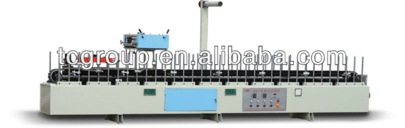 Wrapping decoration paper /PVC film on Ceramic/marble profile machine