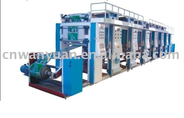 WY plastic film rotogravure printing machine