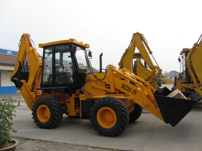 WZ30-25 backhoe loader (2500kg+1.0/0.3m3/+Cummins engine)