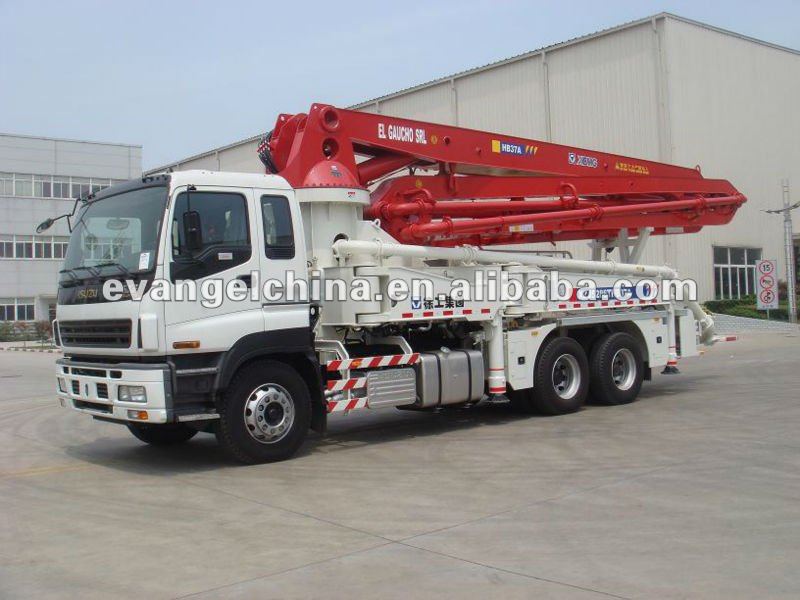 XCMG Portable 37m Concrete Pump With ISUZU Truck(HB37A)