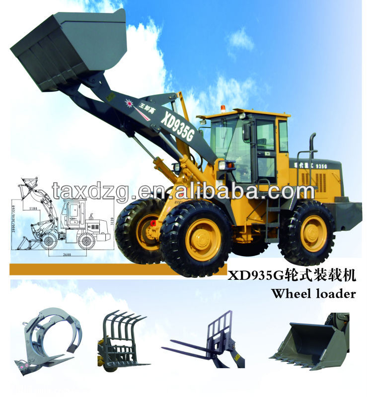 XD935G 3.0 ton 1.7 cbm payloader