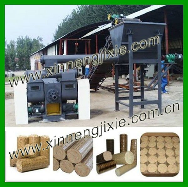 Xinneng NEW Saving-energy Biomass Briquette Machine biomass fuel rods forming machine