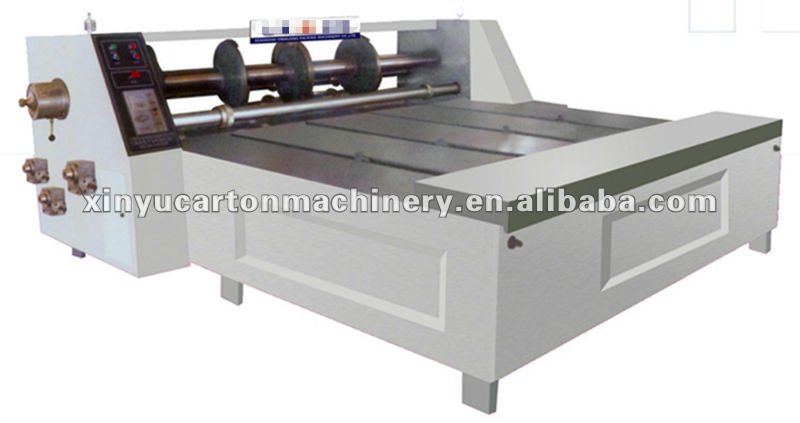 XINYU lowest price 3200mm printing and die-cutting with rapid grooving machine