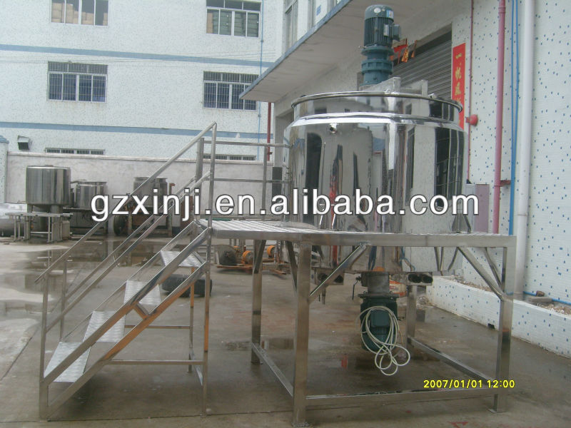 XJJ-C 500L Shampoo Detergent Liquid Dishwashing Soap Homogenizing Mixer Mixing Machine