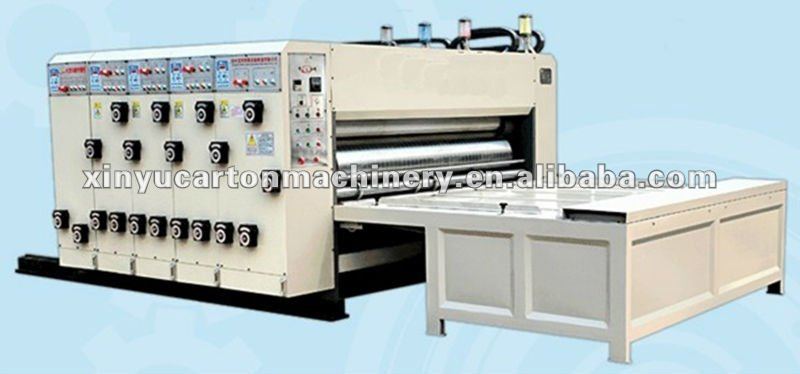 XY-J 3000mm 3 color water ink printing slotting die-cutting machine