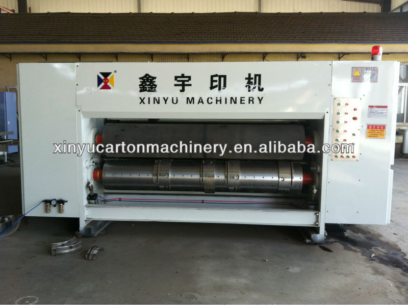 XY lowest price high speed printing die-cutting with rotary slotting machine