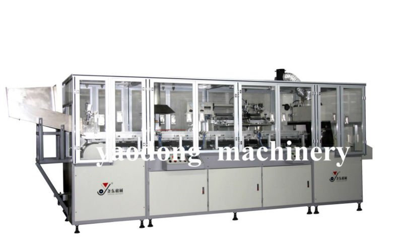 YD-SPA101/1C Single color Automatic screen printing machine & UV Curing system