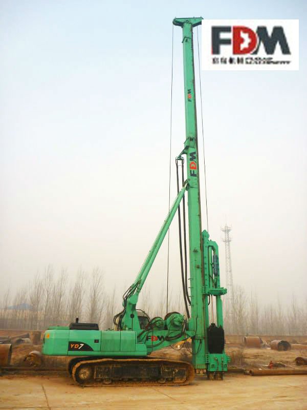 YD7 high active full hydraulic pile driver