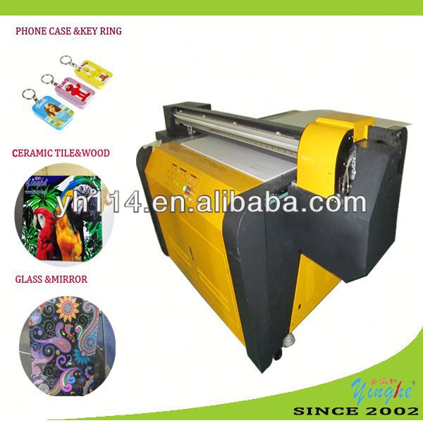 YH1313 Large Format Flatbed Wooden Case UV LED Printer