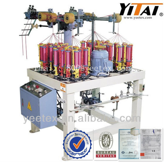 Yitai YTS 4/16 High Speed Narrow Fabric Round Rope Braiding Machine