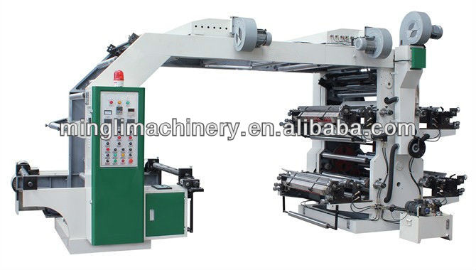 YT-4600 Four Colors normal speed Flexographic Printing Machine