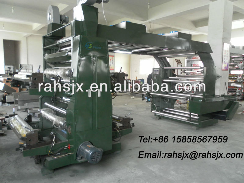 YTB 800mm Four Colors High Speed Flexo Printing Machine