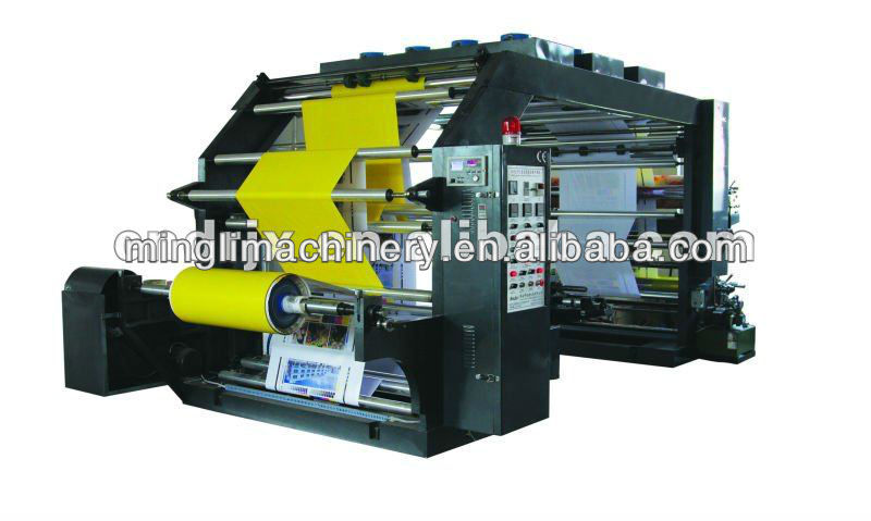 YTB 800mm Four Colors High Speed Flexo Printing Machine