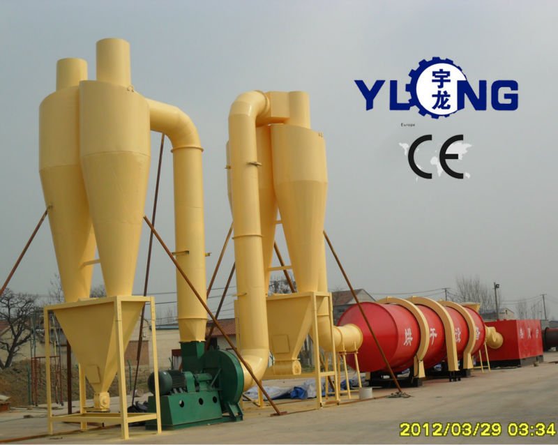 Yulong Brand Biomass Rotary Drum Dryer With CE