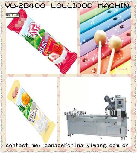 YW-ZB400 high speed full automatic multifunctional lolly packing machine