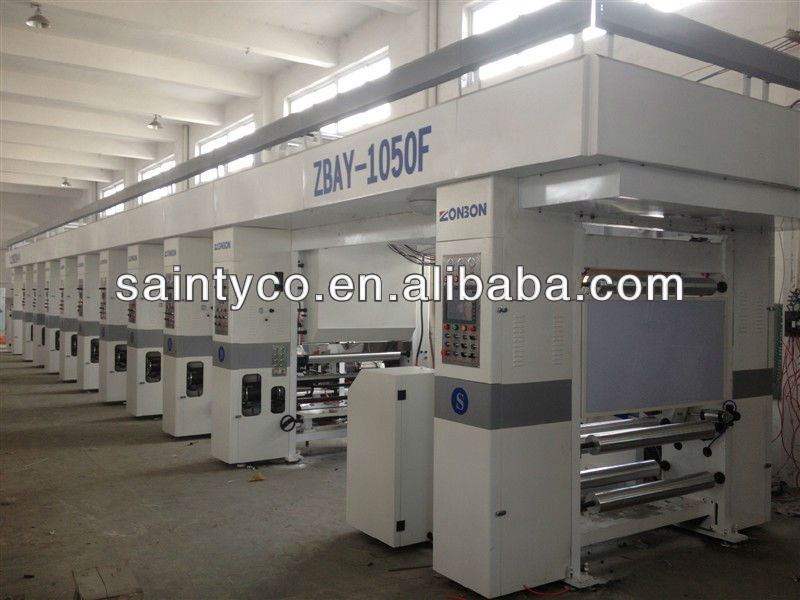 ZBAY-1050F 7 Colors Rotogravure Printing Machine Price (Base Connectionless),Rotogravure Machine