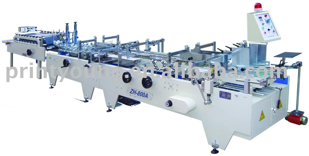 ZH-880A (Box Gluing machine)plieuse encolleuse