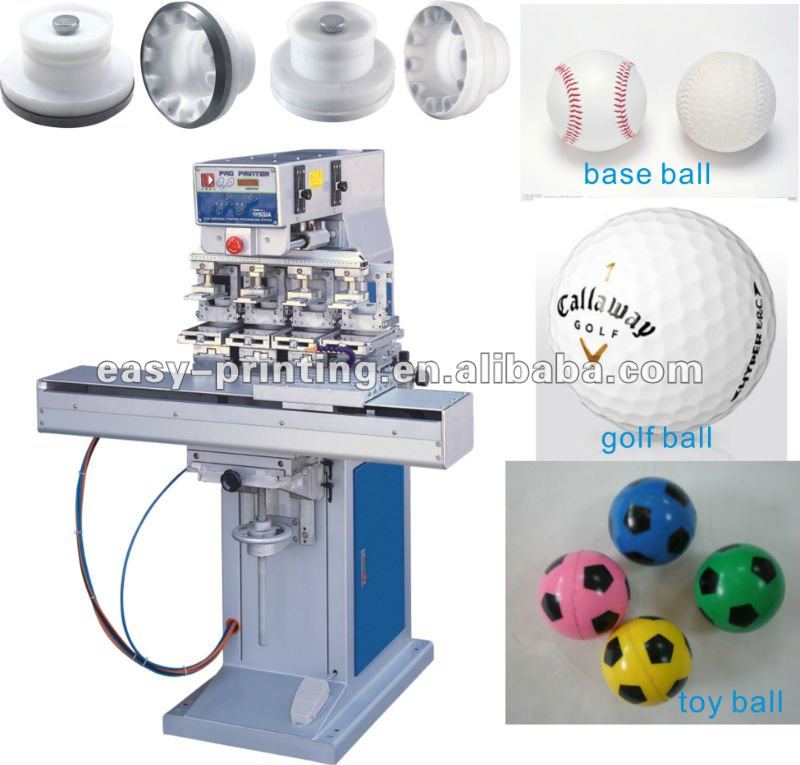 ZKA-P4S four color ball pad printing machinery