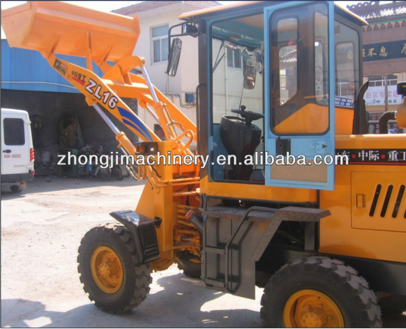 ZL16 Mechanical Transmission Wheel Loader,Rated Load volume 1500KG