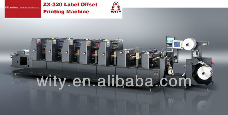ZX-320 Intermittent Label Offset Printing Machine(amazing speed and accuracy)