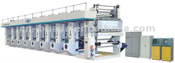ZYAY-E High speed computerize color rotogravure printing machine
