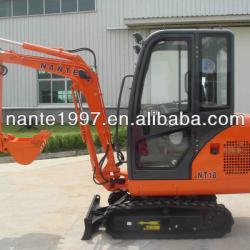 1.8 ton nante kubota mini crawler excavator with ce certificate for sale