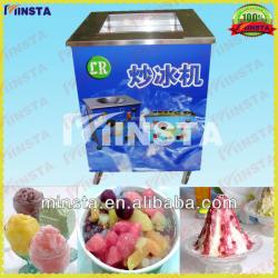 1 pan fast cooling all cooper pipe panasonic compressor single pan double pan and refrigeration buckets fried ice cream machine