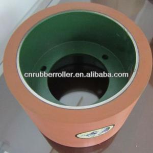 10 inch Amber Aluminum EPDM Rice Rubber Roller