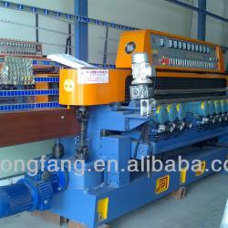 10 spindles Glass straight line Bevelling machine with PLC