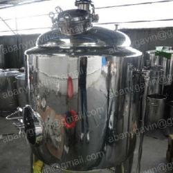 100Gallons-800Gallons Stainless steel steam jacket mash tun/mash tank/mashing tank for distillery