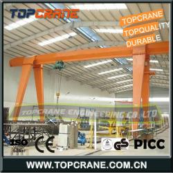 10ton European style Workshop Single Beam Gantry Crane