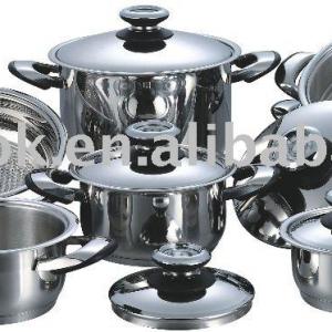 13pcs stainless steel cookware set