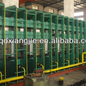 1600x12600mm chevron rubber conveyor belt vulcanizing press