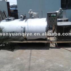 2000L horizontal milk cooling tank with refrigeration unit