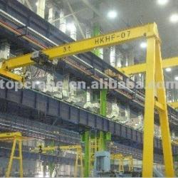 2012 MHB type half gantry crane electric hoist