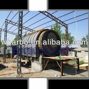 2013 hot sale tyre pyrolysis oil distillation plant