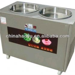 2013 New Design Double Pan Fry Ice Cream Machine