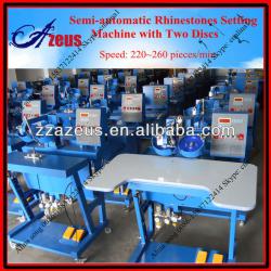 2013 top quality semi-auto ultrasonic hot fix strass setting machine for sale 0086-15837122414